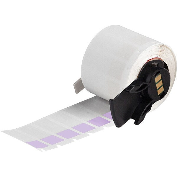 Label, 1/2 in W, Clear; Purple