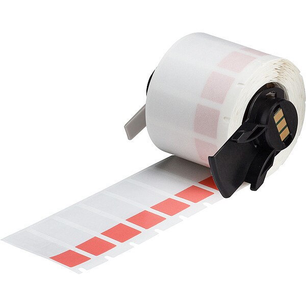 Label, 1/2 in W, Clear; Red