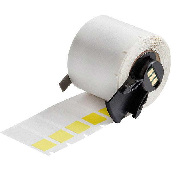 Label, 1/2 in W, Clear; Yellow