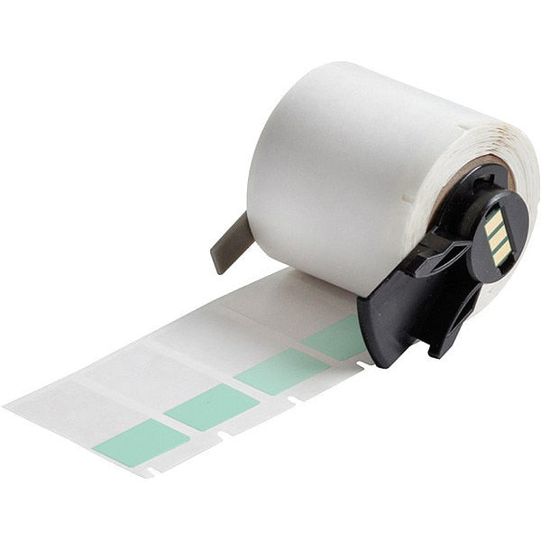 Label, 3/4 in W, Clear; Green