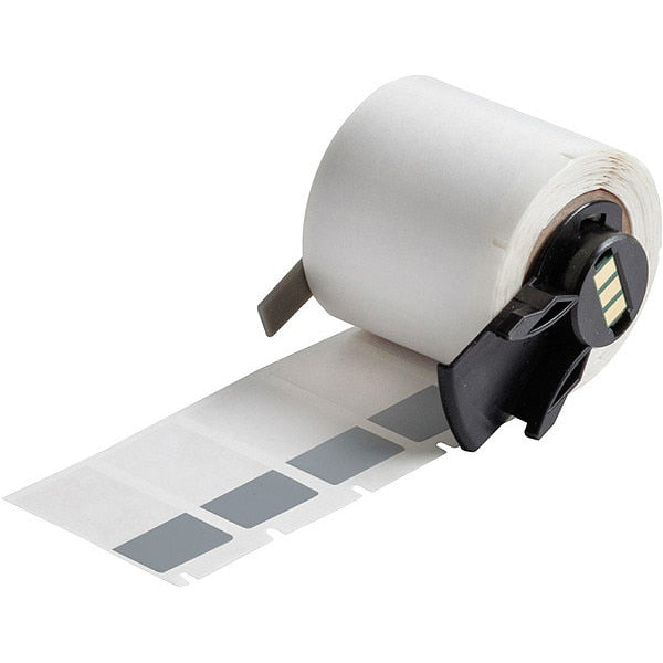 Label, 3/4 in W, Clear; Gray