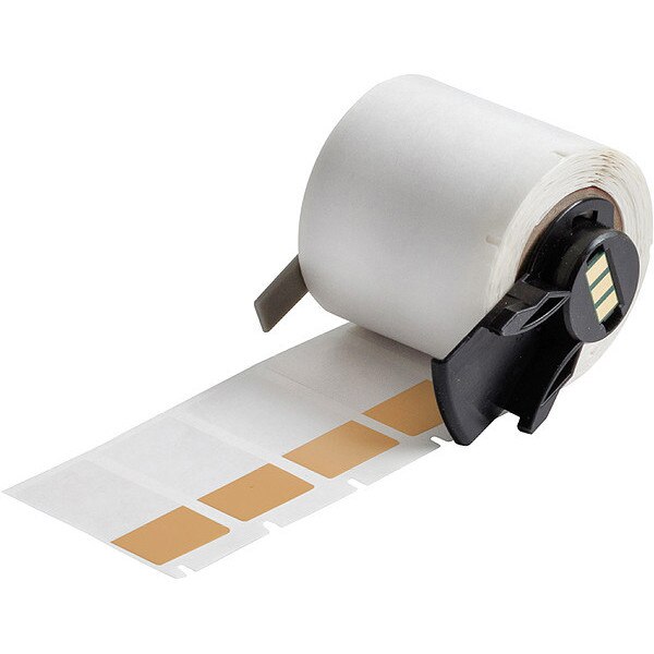 Label, 3/4 in W, Clear; Orange