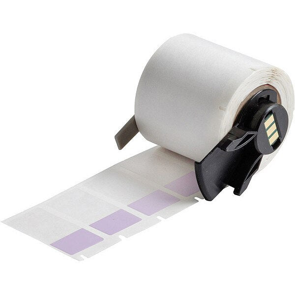 Label, 3/4 in W, Clear; Purple