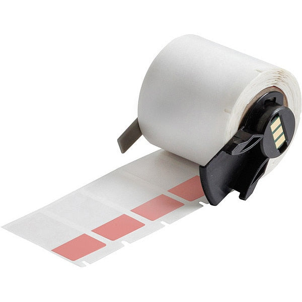 Label, 3/4 in W, Clear; Red