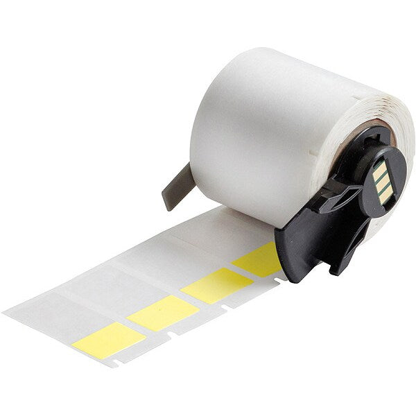 Label, 3/4 in W, Clear; Yellow