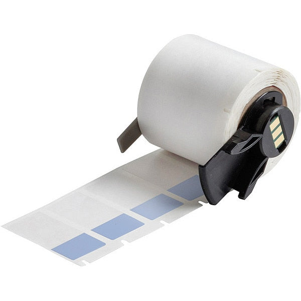 Label, 3/4 in W, Blue; Clear