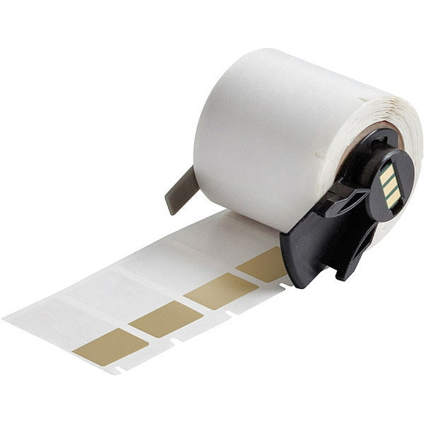 Label, 3/4 in W, Brown; Clear