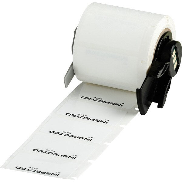 Label, 1 1/2 in W, Black; White