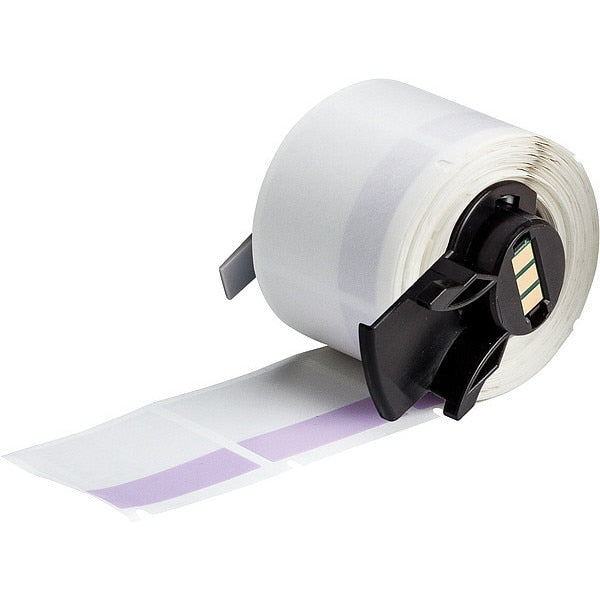 Label, 1 1/2 in W, Clear; Purple