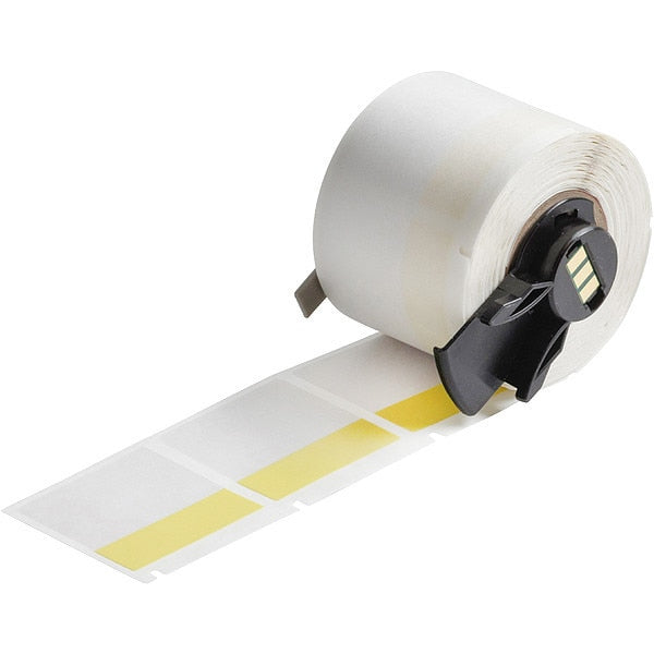Label, 1 1/2 in W, Clear; Yellow