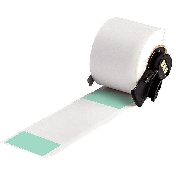 Label, 1 1/2 in W, Clear; Green
