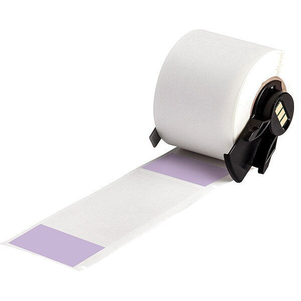 Label, 1 1/2 in W, Clear; Purple