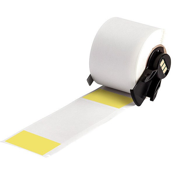 Label, 1 1/2 in W, Clear; Yellow