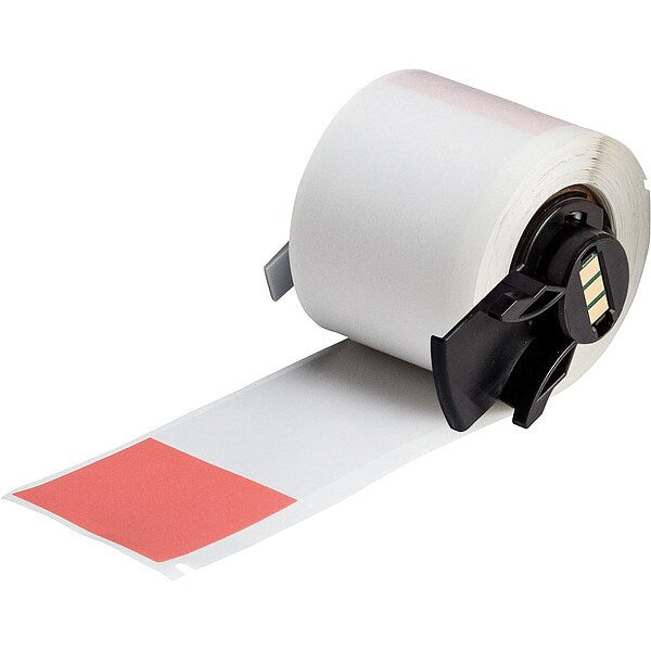 Label, 1 1/2 in W, Clear; Red