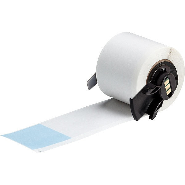 Label, 1 1/2 in W, Blue; Clear