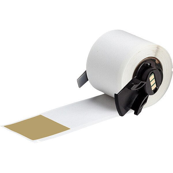 Label, 1 1/2 in W, Brown; Clear