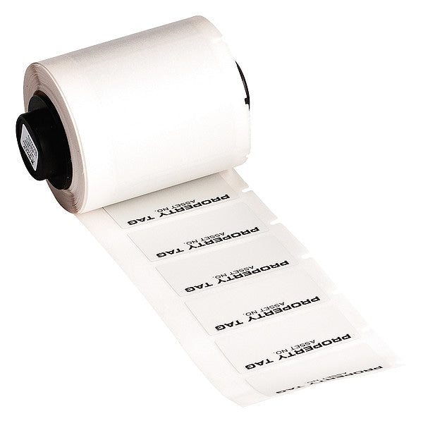 Label, 1 5/8 in W, Black; Light Gray