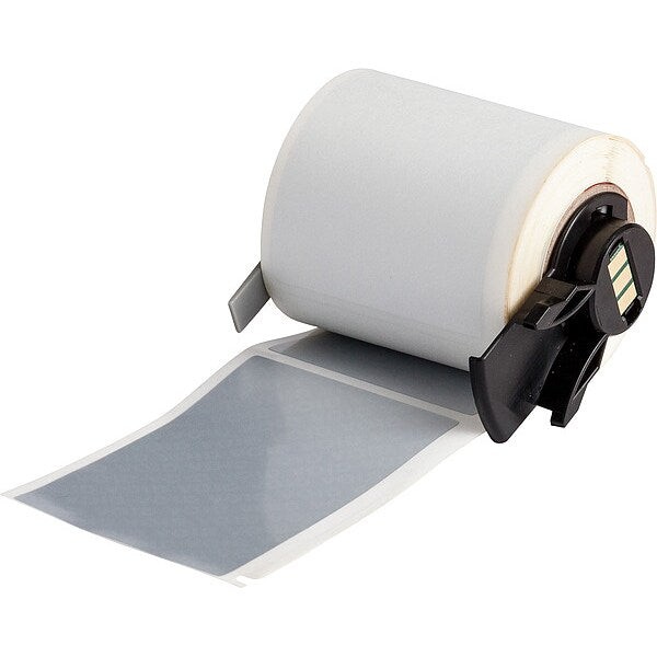 Label, 3 in W, Silver