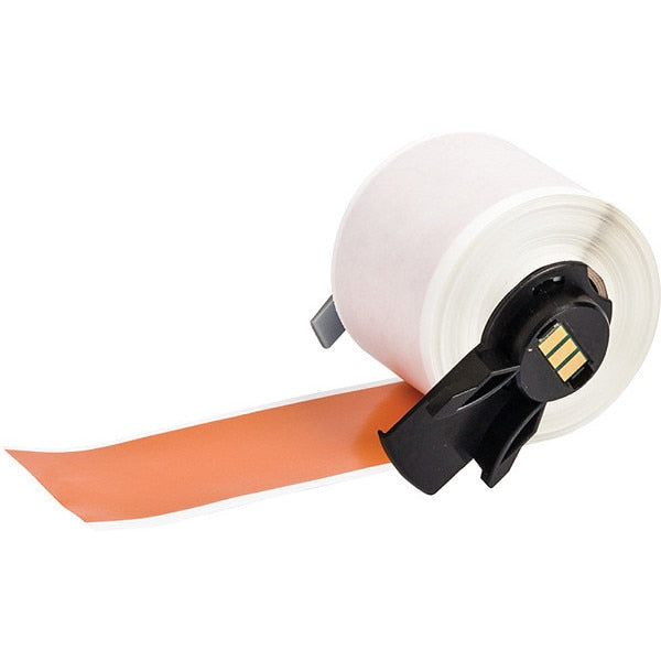 Label, 1 29/32 in W, Outdoor, Orange