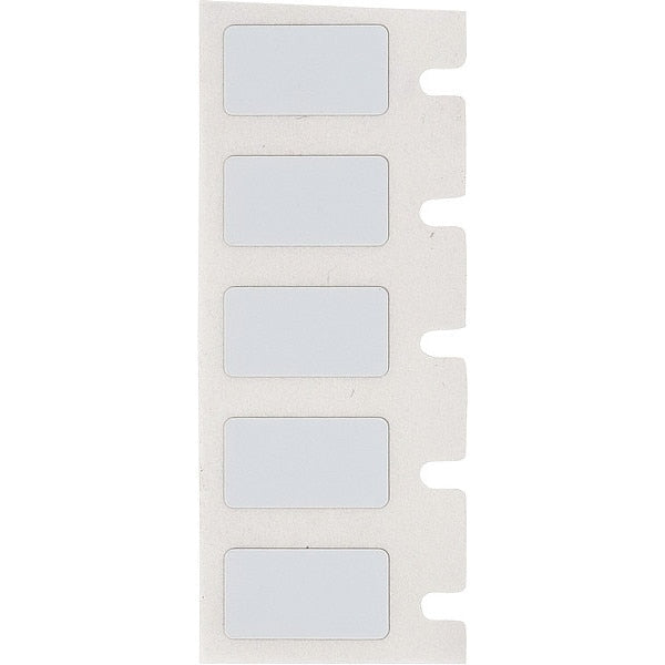 Label, Plastic, Color Silver, 2