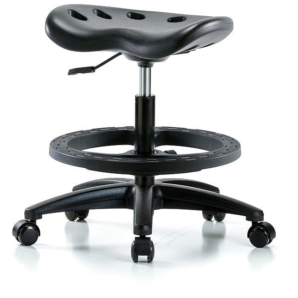 Tractor Stool, 300 lb Cap., Black