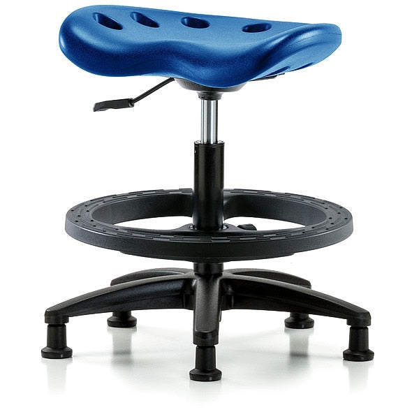 Tractor Stool, 300 lb Cap., Blue