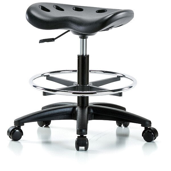 Tractor Stool, 300 lb Cap., Black