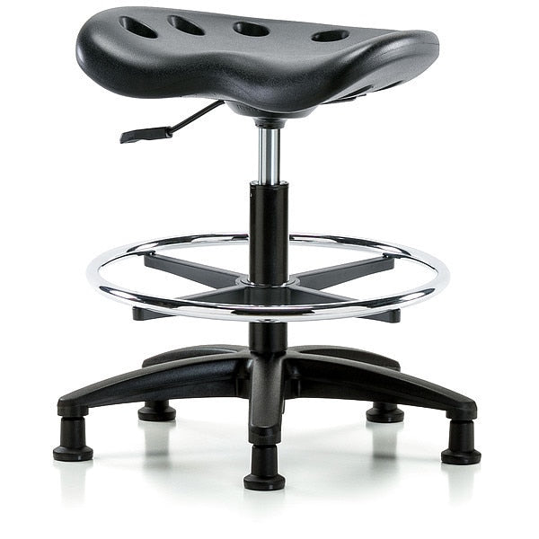 Tractor Stool, 300 lb Cap., Black