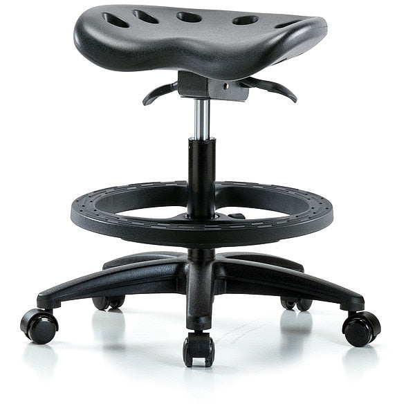 Tractor Stool, 300 lb Cap., Black