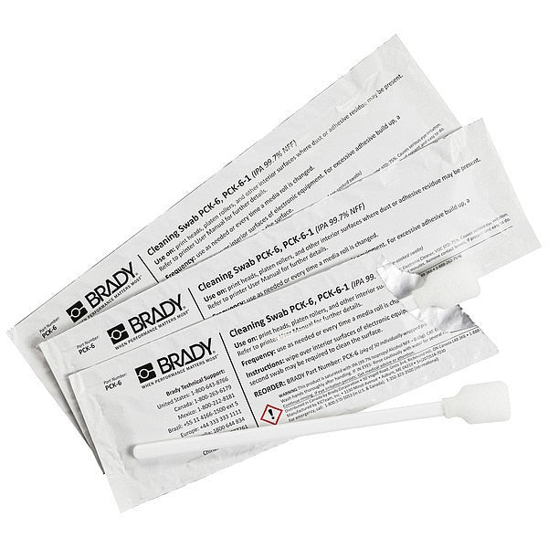 Thermal Transfer Printer Clning Kit, PK50
