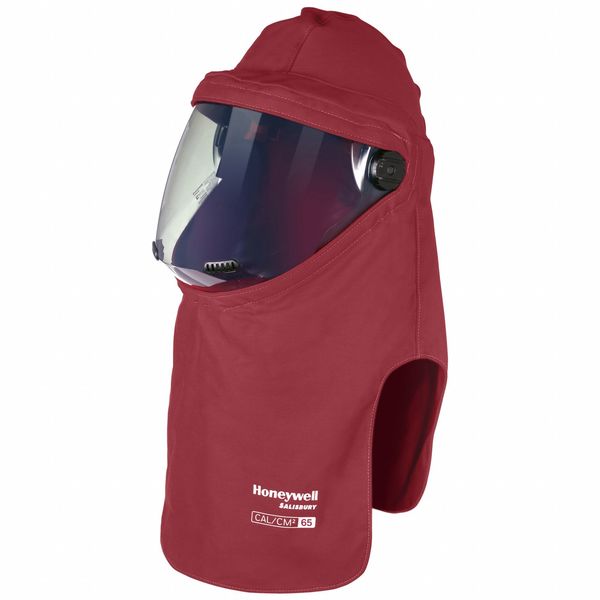 Arc Flash Hood, Red, ATPV 65 cal/sq cm