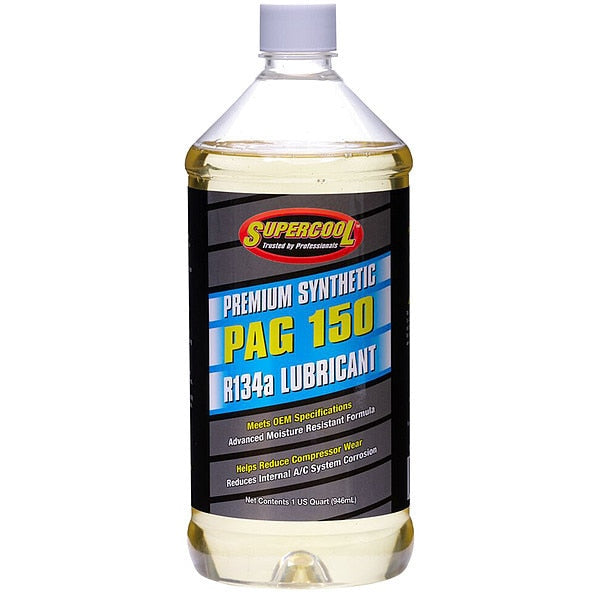A/C Compressor PAG Lubricant Plastic Bottle Red/Yellow Tint, 1 PK