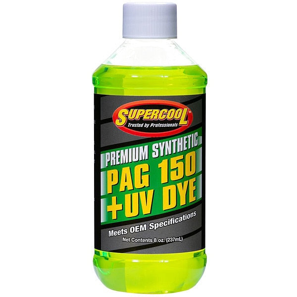 A/C Compressor PAG Lubricant, w/UV Dye Plastic Bottle Red/Yellow Tint