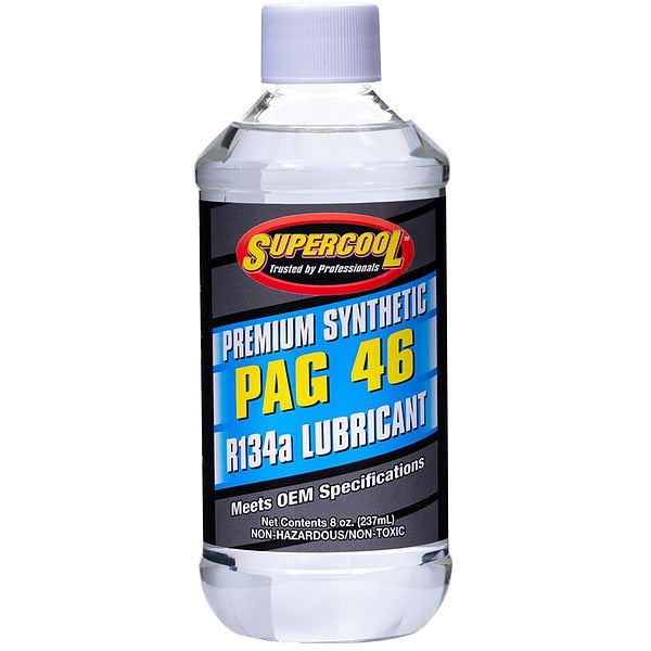 A/C Compressor PAG Lubricant Plastic Bottle Red/Yellow Tint, 1 PK