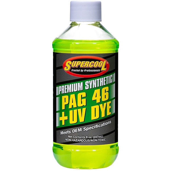A/C Compressor PAG Lubricant, w/UV Dye Plastic Bottle Red/Yellow Tint