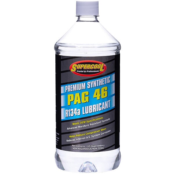 A/C Compressor PAG Lubricant Plastic Bottle Red/Yellow Tint