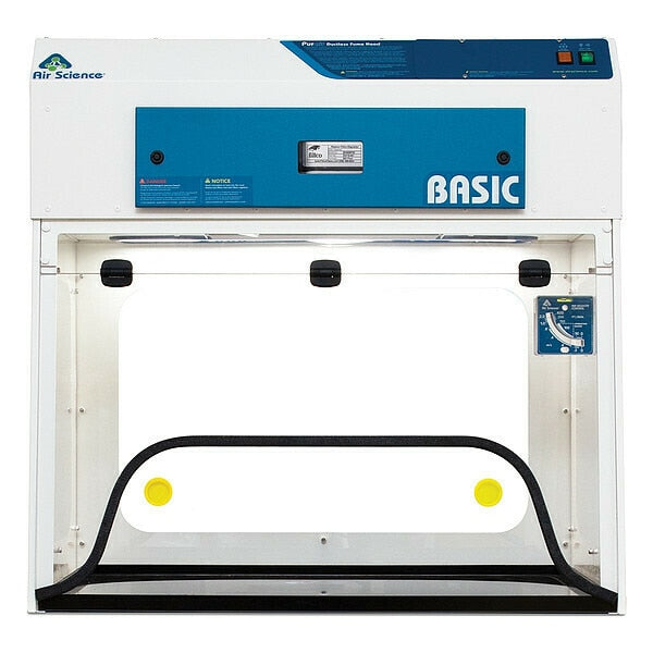 Ductless Fume Hood, Steel, 36 in W x 35 in H