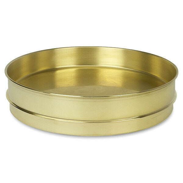 Pan, Brass, 12 In, Half Ht, Extended Rim