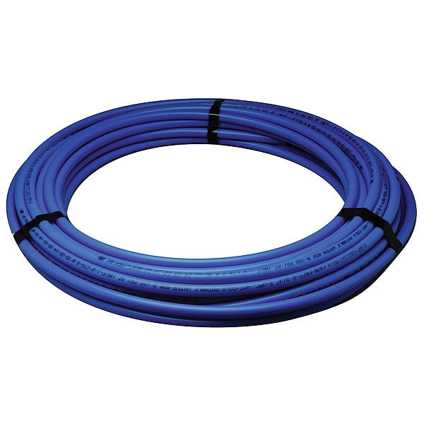 PEX Tubing, Blue, 1/2 in, 500 ft, 100 psi