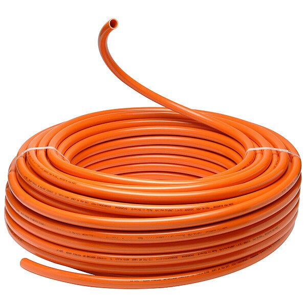 PEX Tubing, Orange, 1/2 in, 300 ft, 80 psi