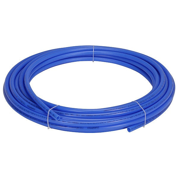 PEX Tubing, Blue, 3/4 in, 100 ft, 100 psi