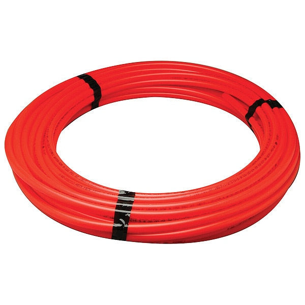 PEX Tubing, Red, 3/4 in, 300 ft, 100 psi