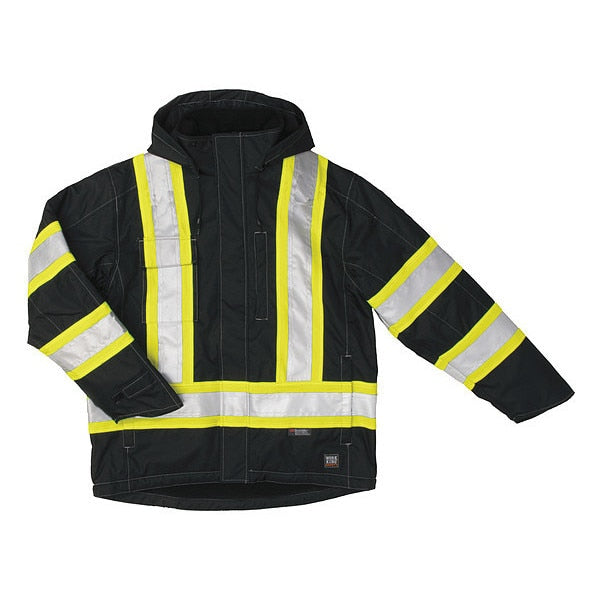 Lined Jacket, Mens, 3XL, Black