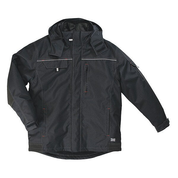 Jacket, 3-in-1, Mens, M, Black