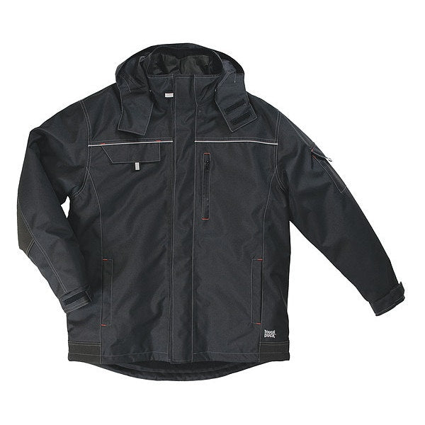 Jacket, 3-in-1, Mens, 2XL, Black