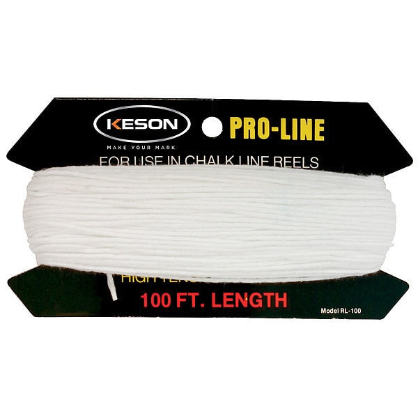 Chalk Line, White, 100 ft., For 6XGL1