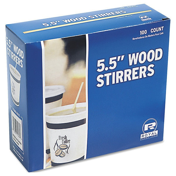Coffe Stirrers, Wood 5.5