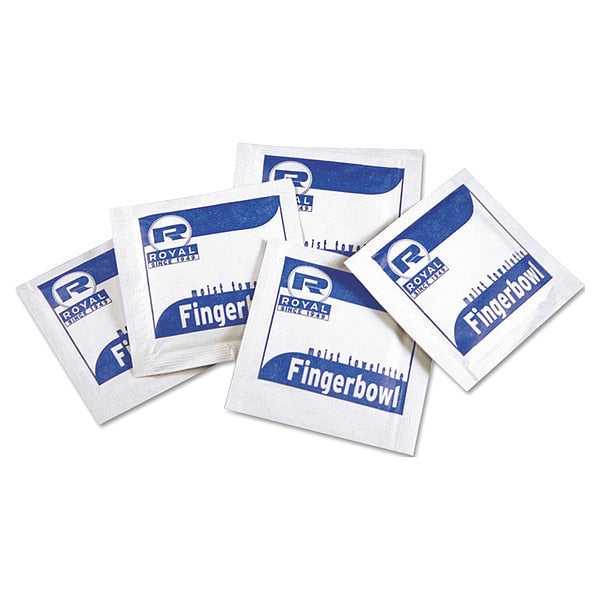 Hand Cleaning Wipes, White, Packet, Paper, Hand Cleaning, 1000 Wipes, 6 in x 4 in, Lemon