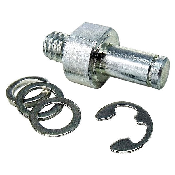 Threaded Stud Mount, 1.06 in L, Steel