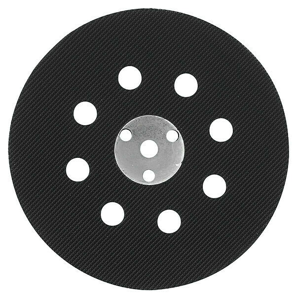 Backing Pad, Black, 5 in Overall L